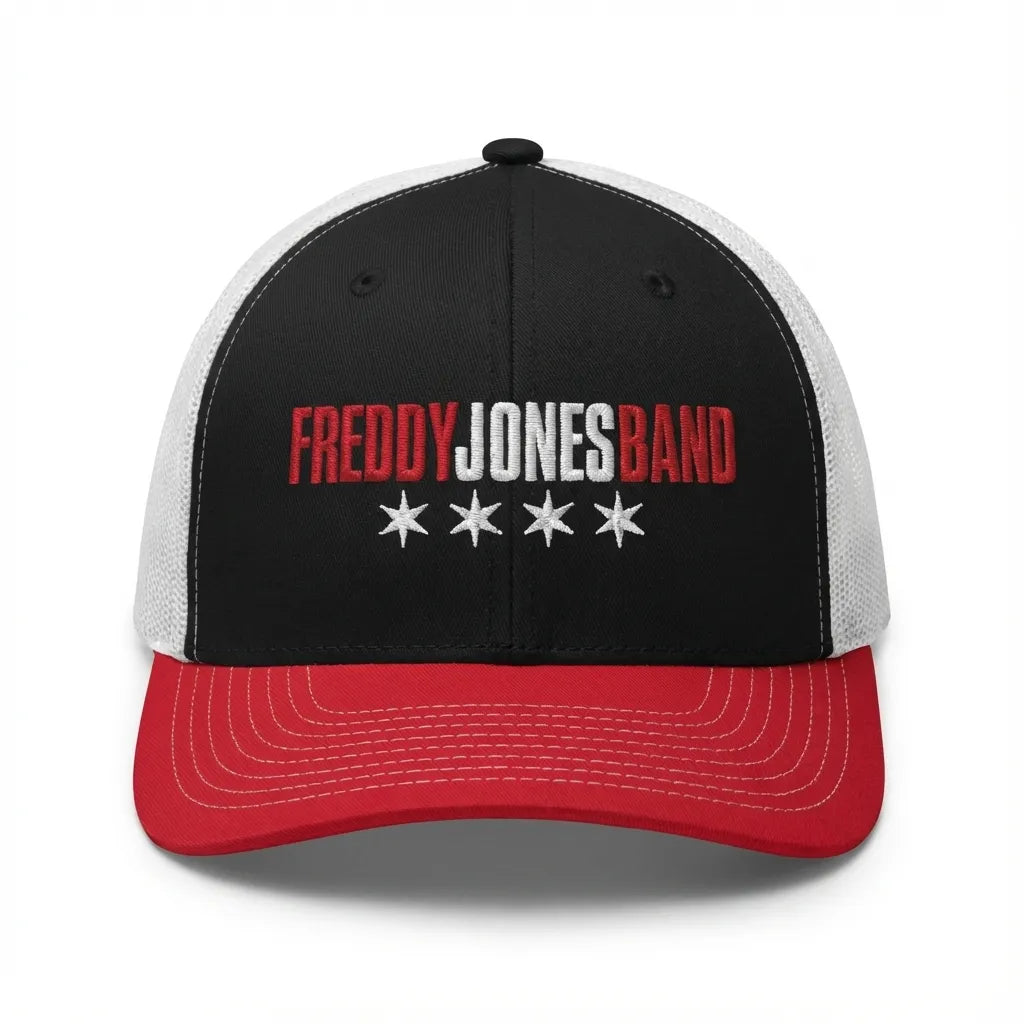 White Stars Trucker Hat