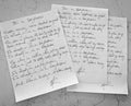 In a Daydream - Original Handwritten Lyrics (Handwritten & Signed by Marty Lloyd)
