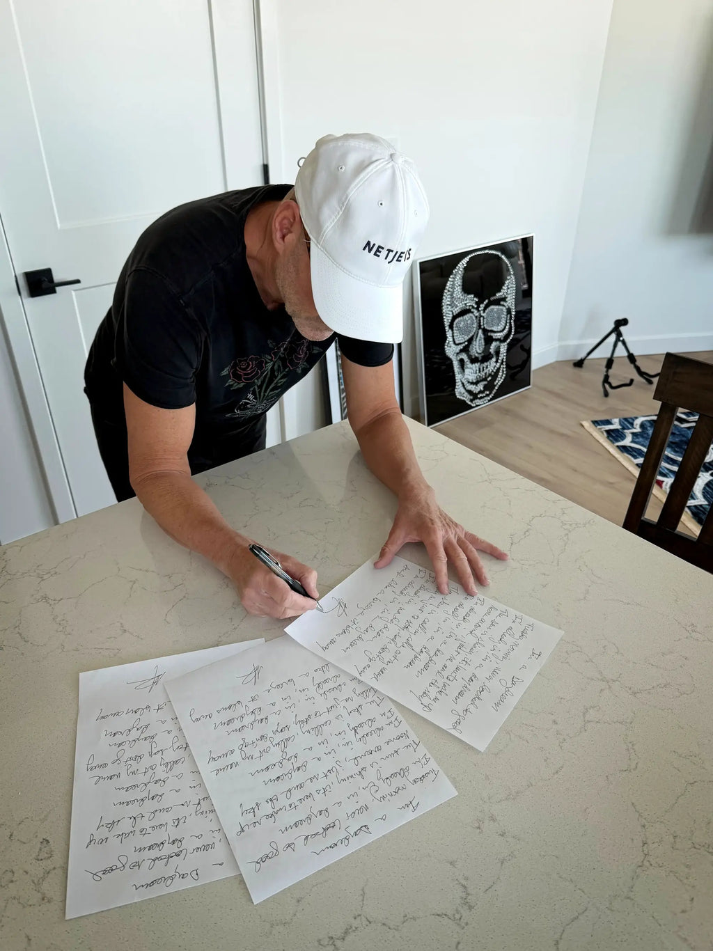 In a Daydream - Original Handwritten Lyrics (Handwritten & Signed by Marty Lloyd)